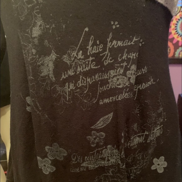 Planete wool blend combo long top M - Picture 2 of 14